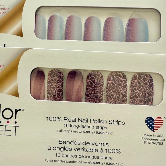 New Color Street 2 Pc IT TAKES TUCSON & RULES OF PLUM Nail Strips Press On New - Picture 7 of 7